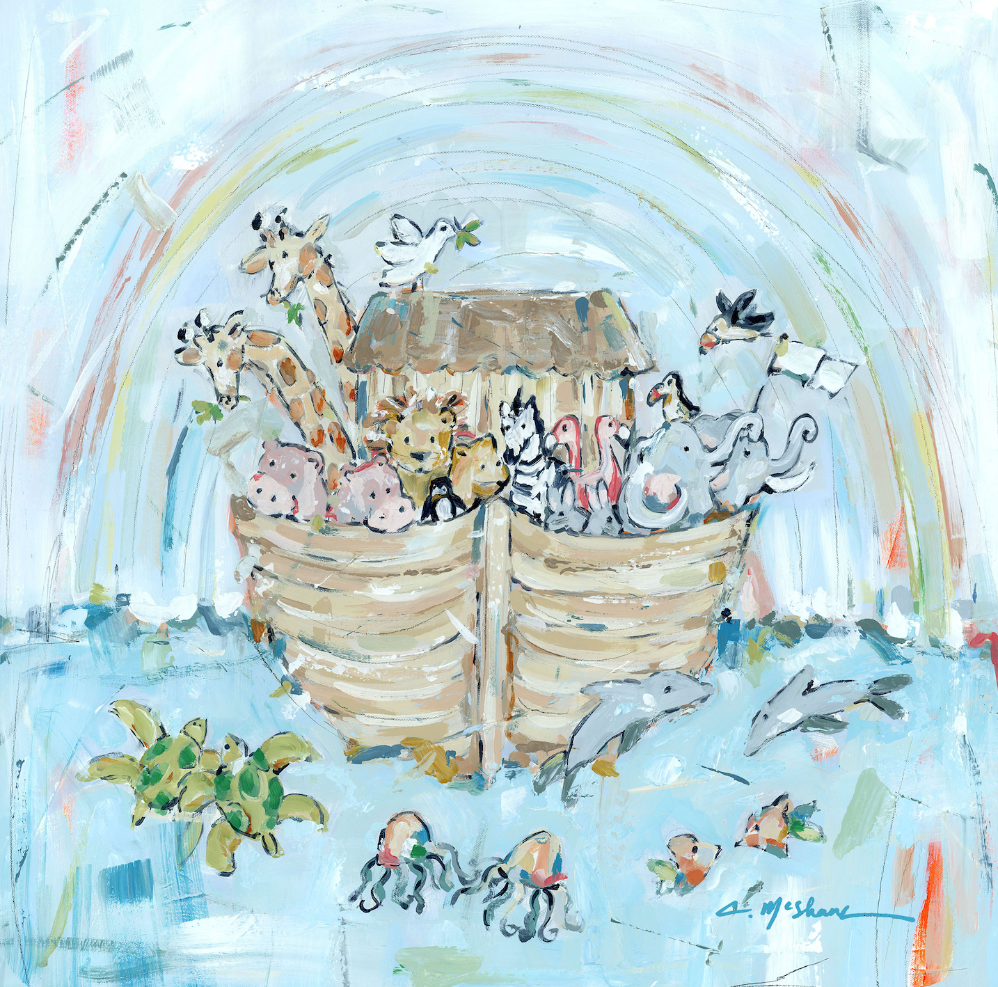 Noah's Arks III Nursery Acrylic WHOLESALE