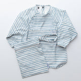 The Grayson Long Sleeve Bib - Brush Stripes