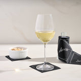 Glass Cocktail Napkin Stand | Roll Holder