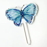 BLUE BUTTERFLY PLANT STICK
