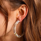 *ON SALE* Confetti Hoop Earrings - Assorted Colors - Each