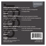 Moscow Mule Mug - Hammered Stainless Steel (530 ml, 18 oz)