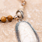 Adele Necklace in White