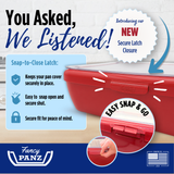Classic Set - Pan Frame w/ Lid & Serving Spoon - Red
