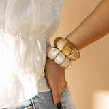 Bibi Stretch Bracelet - Light Brown