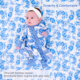 Bamboo Baby Convertible Zipper Pajama Peony For Your Thought