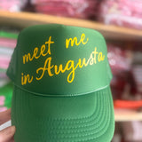 Masters trucker hat Meet Me At Augusta golf hat masters gift