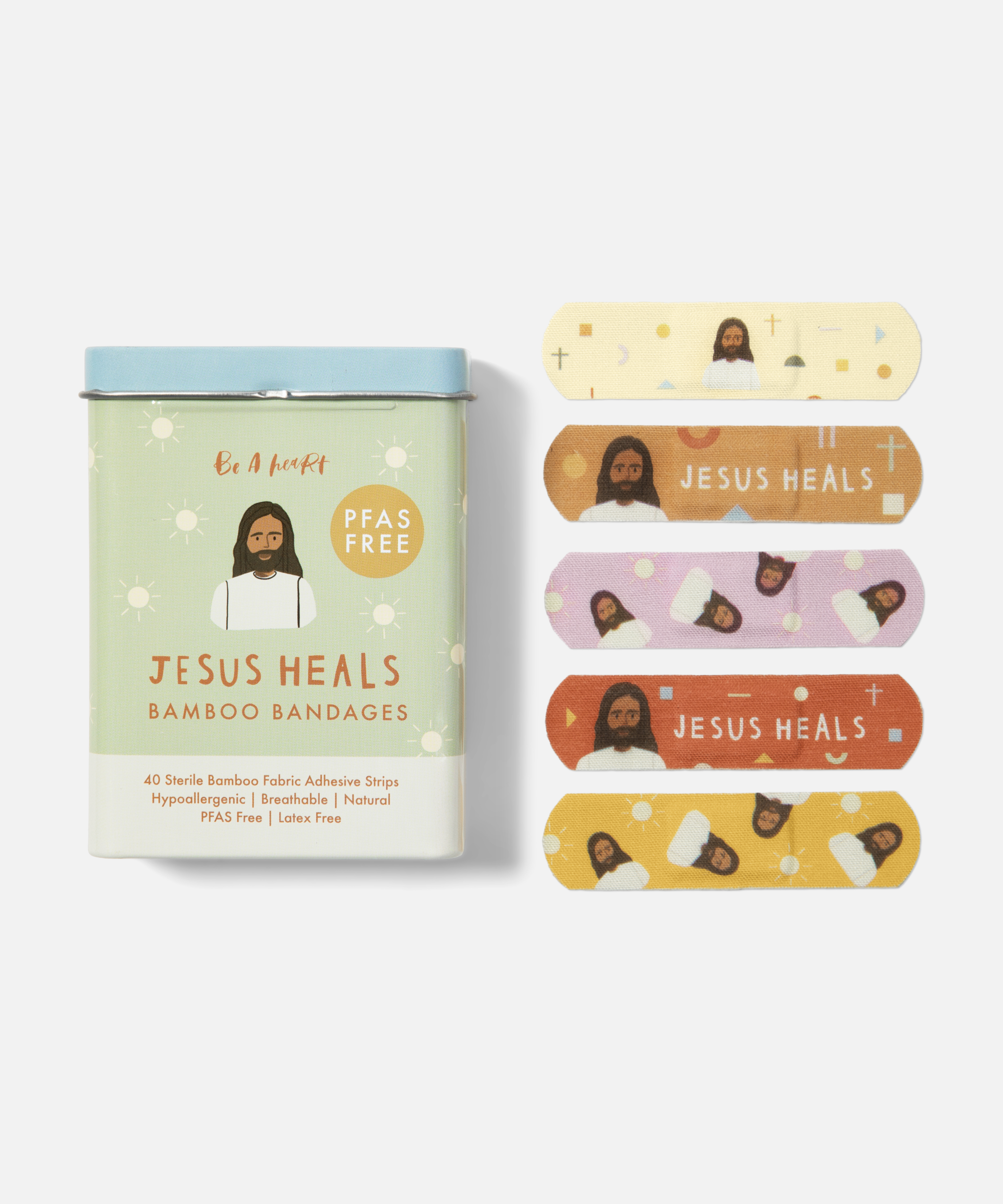 Jesus Heals Bandages® – Bamboo & PFAS Free
