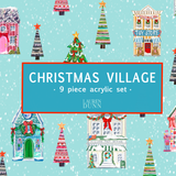 The Mini Christmas Village Set