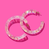 *ON SALE* Confetti Hoop Earrings - Assorted Colors - Each