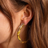 *ON SALE* Confetti Hoop Earrings - Assorted Colors - Each