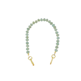 Clutch Strap | Pebble Gemstone in Jade Green