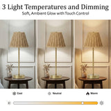 Rechargeable Woven Shade Table Lamp