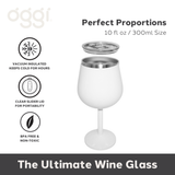 Wine Glass - Double Wall Vacuum Insulated Steel - 10oz/300ml