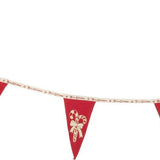 Santa And Candy Canes with Bell Pennant Banner