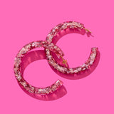 *ON SALE* Confetti Hoop Earrings - Assorted Colors - Each