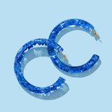 *ON SALE* Confetti Hoop Earrings - Assorted Colors - Each