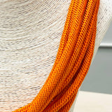 "Original" Slub 8-Strand Necklace (orange)
