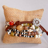 Begonia Necklace Beige