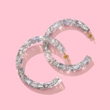 *ON SALE* Confetti Hoop Earrings - Assorted Colors - Each