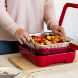 Classic Set - Pan Frame w/ Lid & Serving Spoon - Red