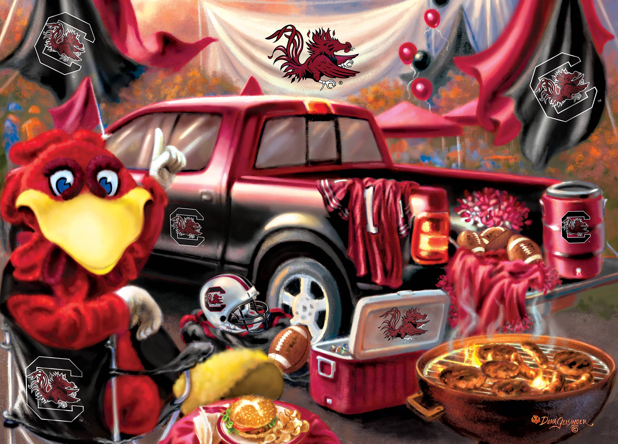 South Carolina Gamecocks - Gameday 1000 Piece Puzzle