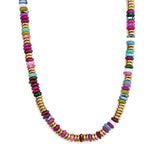 Joan Multi Color Beaded Stone Necklace || Choose Color