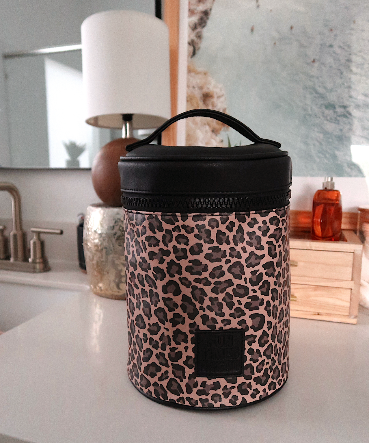 Barrel Organizer - Traditional Cheetah