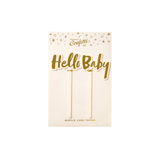 Hello Baby Acrylic Cake Topper