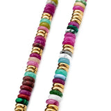 Joan Multi Color Beaded Stone Necklace || Choose Color