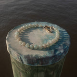 Clutch Strap | Pebble Gemstone in Jade Green