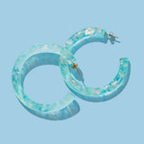 *ON SALE* Confetti Hoop Earrings - Assorted Colors - Each