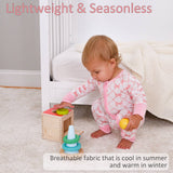Bamboo Baby Convertible Zipper Pajama Beautiful Bows