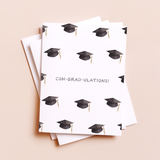 Con-grad-ulations — Graduation Cap Congrats Card