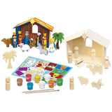 Nativity Scene Wood Paint Set