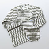 The Grayson Long Sleeve Bib - Brush Stripes